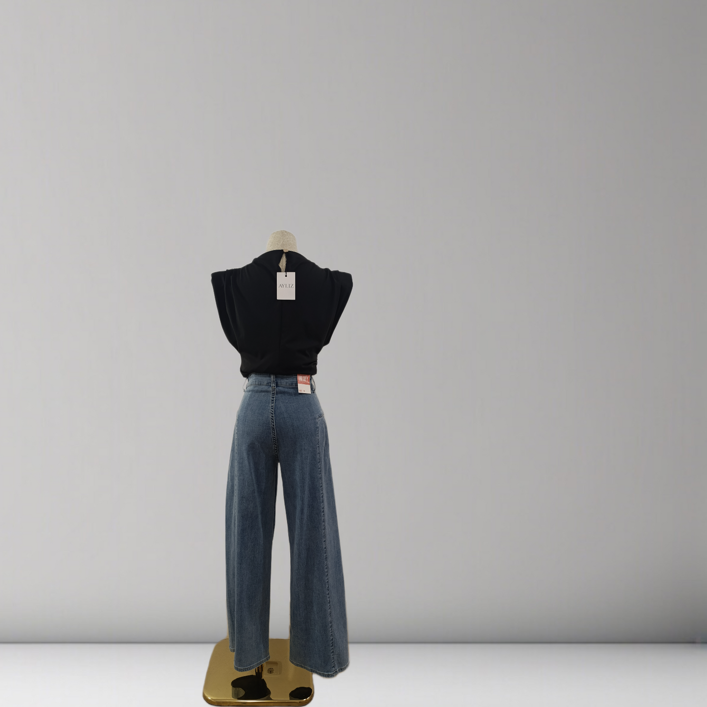 Calça Jeans pinças