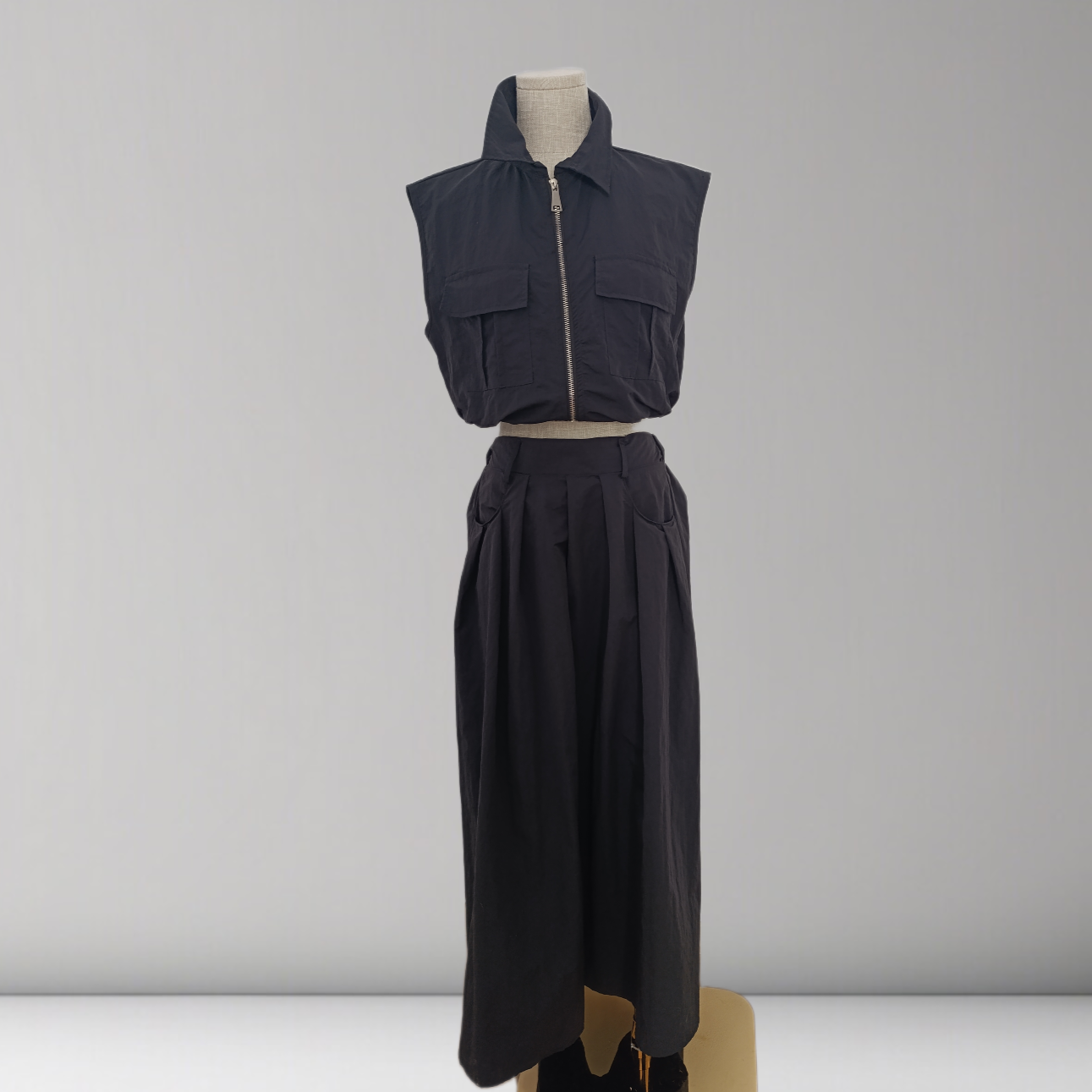 Conjunto saia colete